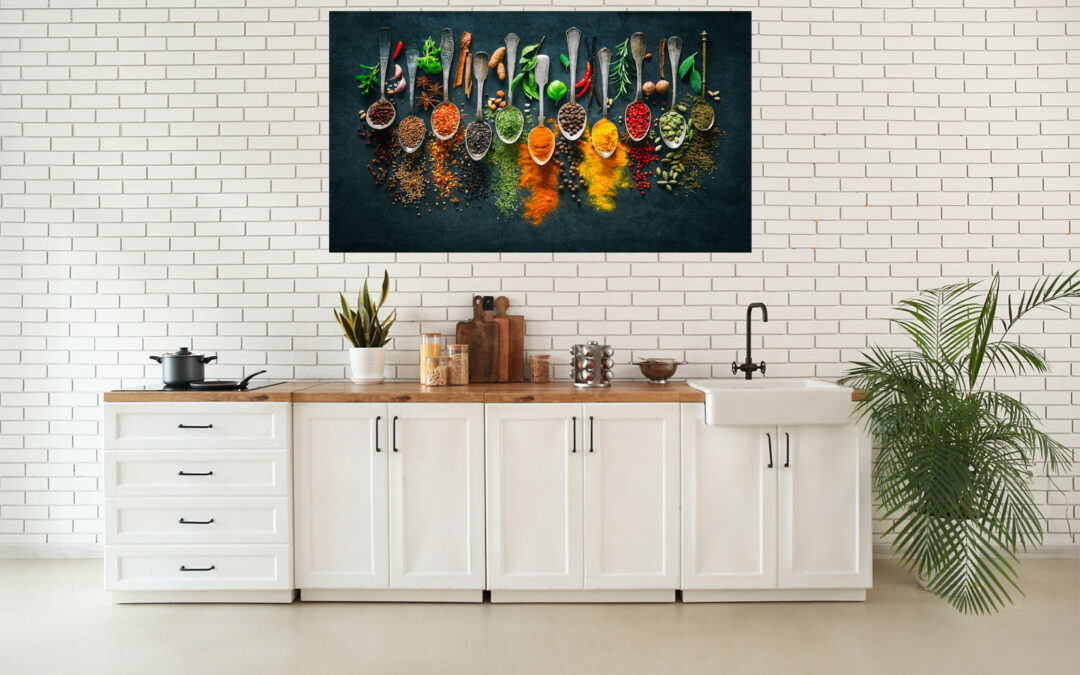 Kitcten Sri Lankan Spices Print Art Stretch Canvas High Quality Wall Arts – Ready To Hang