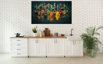 Kitcten Sri Lankan Spices Print Art Stretch Canvas High Quality Wall Arts – Ready To Hang