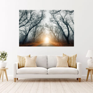 Black & White Scenery Sunset Stretch Canvas High Quality Wall Arts - Ready To Hang (Copy)