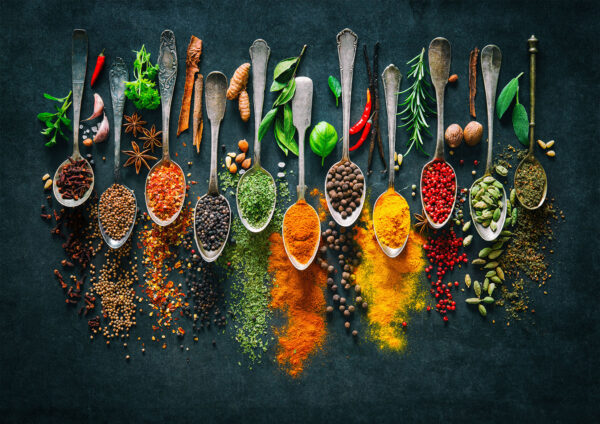 Kitchen Spices Art  Stretch Canvas High Quality Wall Arts - Ready To Hang - Image 2