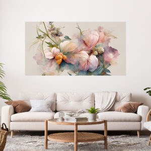 Floral Art Stretch Canvas High Quality Wall Arts - Ready To Hang