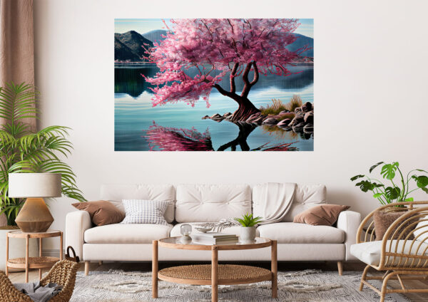 Beautiful Tree River Stretch Canvas High Quality Wall Arts - Ready To Hang (Copy)