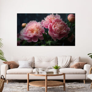 Beautiful Roses Painting Stretch Canvas High Quality Wall Arts - Ready To Hang