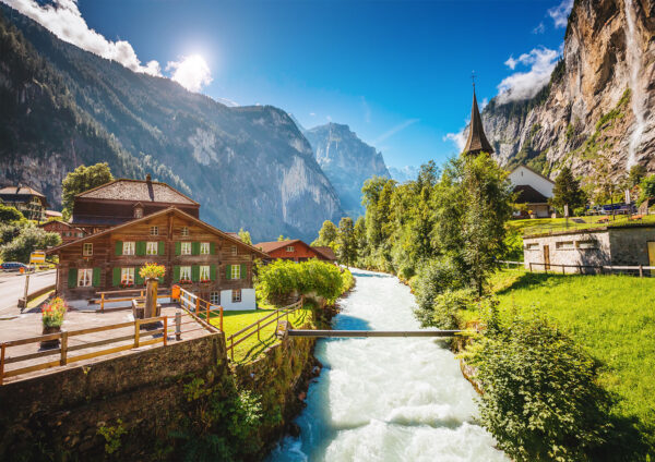 Beautiful Landscape Stretch Canvas High Quality Wall Arts - Ready To Hang - Image 2