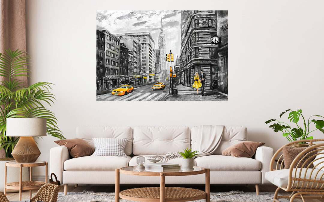 New York City Stretch Canvas High Quality Wall Arts – Ready To Hang