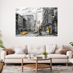 New York City Stretch Canvas High Quality Wall Arts - Ready To Hang