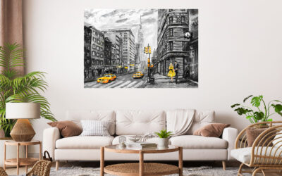 New York City Stretch Canvas High Quality Wall Arts – Ready To Hang