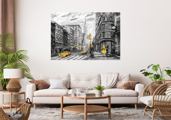 New York City Stretch Canvas High Quality Wall Arts - Ready To Hang