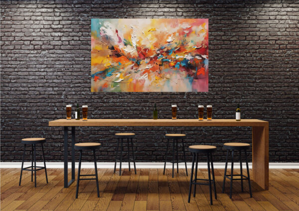 Abstract Painting Stretch Canvas High Quality Wall Arts - Ready To Hang