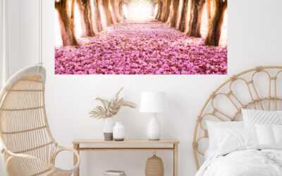 Cherry Blossom Pink Stretch Canvas Print High Quality Wall Arts – Ready To Hang