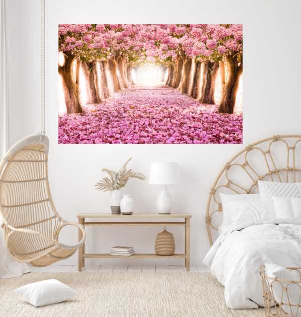 Cherry Blossom Pink Stretch Canvas Print High Quality Wall Arts - Ready To Hang