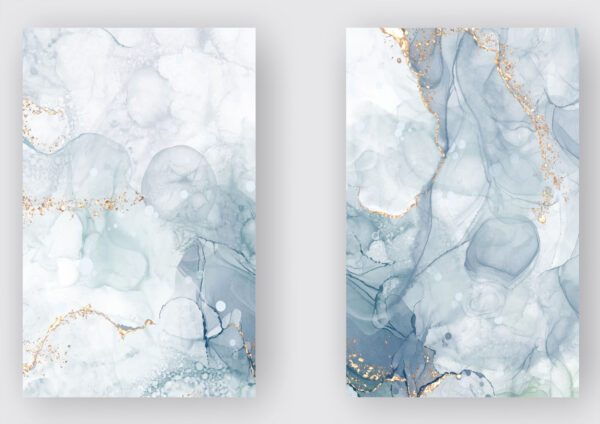 Granite Abstract Painting Stretch Canvas High Quality Wall Arts - Ready To Hang - Image 2
