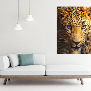 Leopard Photograph Stretch Canvas High Quality Wall Arts - Ready To Hang