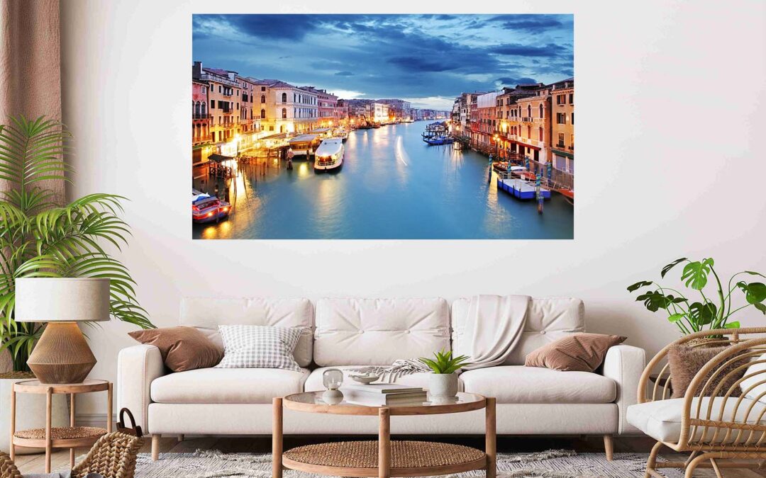 Grand Canal Venice Italy Stretch Canvas High Quality Wall Arts – Ready To Hang