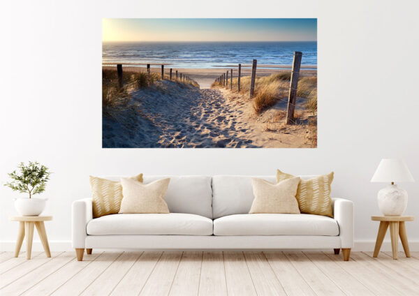 Beach Sunset Nature Stretch Canvas High Quality Wall Arts - Ready To Hang