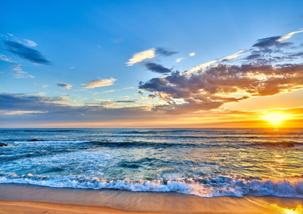 Beach Sunset Stretch Canvas High Quality Wall Arts - Ready To Hang - Image 2