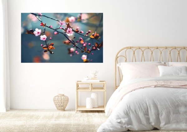 Floral Cherry Blossoms Pink Stretch Canvas High Quality Wall Arts - Ready To Hang