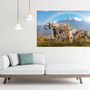 Animals Painting Stretch Canvas High Quality Wall Arts - Ready To Hang