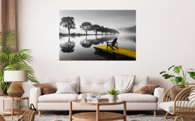 Black & White Scenery Stretch Canvas High Quality Wall Arts – Ready To Hang