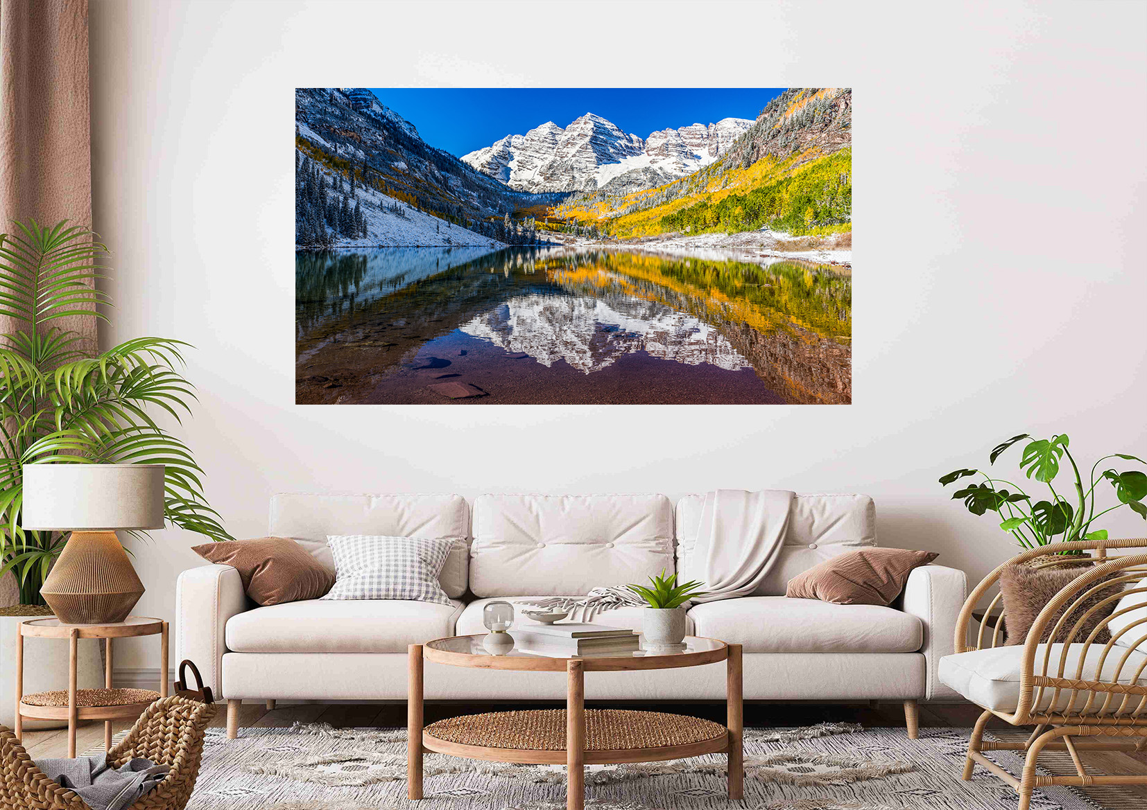 Mountains Scenery Stretch Canvas High Quality Wall Arts - Ready To Hang