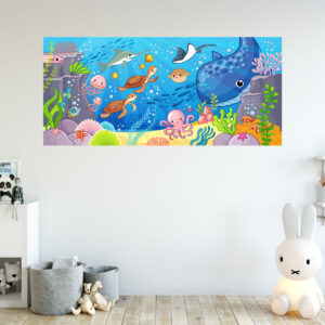 Fish Painting Stretch Canvas High Quality Wall Arts - Ready To Hang