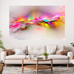 Colorful Abstract Clouds Stretch Canvas High Quality Wall Arts - Ready To Hang