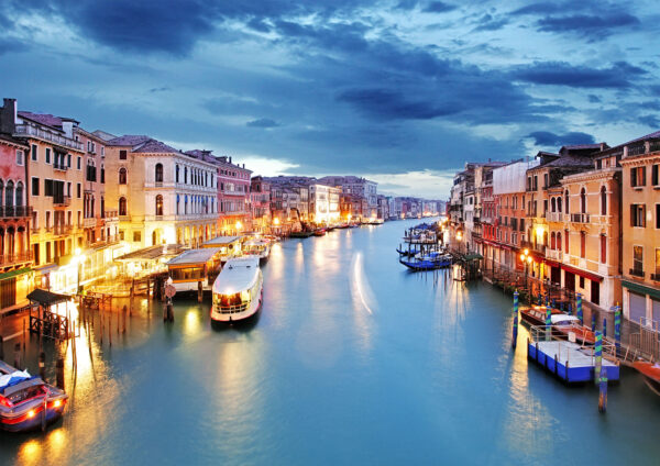 Venice Grand Canal Italy Stretch Canvas High Quality Wall Arts - Ready To Hang - Image 2