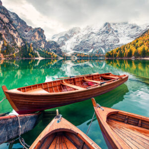 River Mountains Stretch Canvas High Quality Wall Arts - Ready To Hang