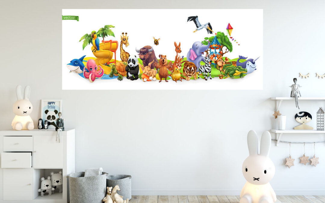 Animals Painting Stretch Canvas High Quality Wall Arts – Ready To Hang