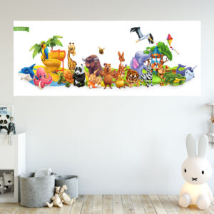 Animals Painting Stretch Canvas High Quality Wall Arts - Ready To Hang