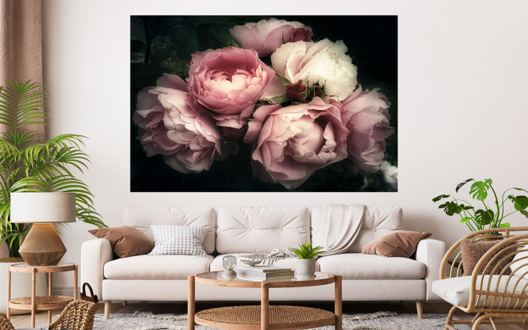Roses Art Stretch Canvas High Quality Wall Arts – Ready To Hang