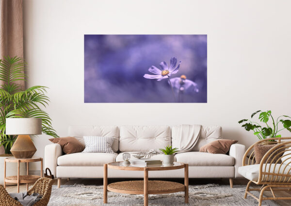 Purple Flower Painting Stretch Canvas High Quality Wall Arts - Ready To Hang (Copy)