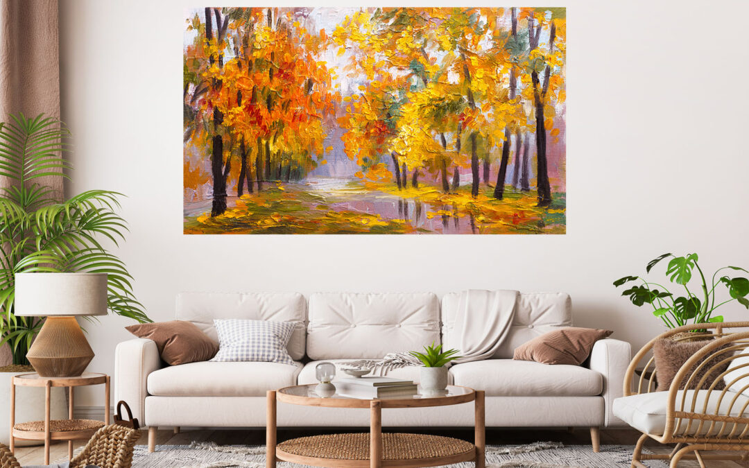 Nature Painting Stretch Canvas High Quality Wall Arts – Ready To Hang