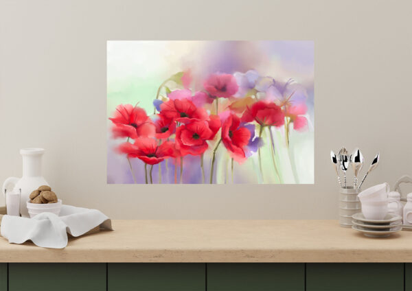 Flowers Painting Stretch Canvas High Quality Wall Arts - Ready To Hang