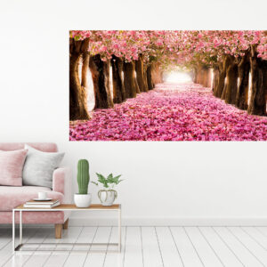 Cherry Blossom Painting Stretch Canvas High Quality Wall Arts - Ready To Hang