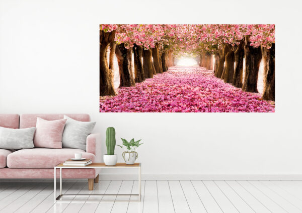 Cherry Blossom Painting Stretch Canvas High Quality Wall Arts - Ready To Hang