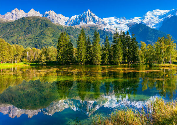 Scenery River Mountains Stretch Canvas High Quality Wall Arts - Ready To Hang - Image 2