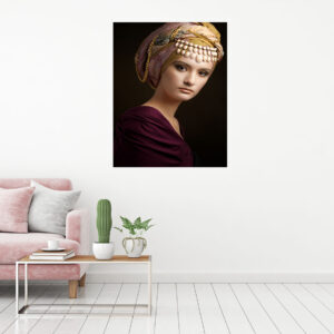 Beautiful Woman Painting Stretch Canvas High Quality Wall Arts - Ready To Hang