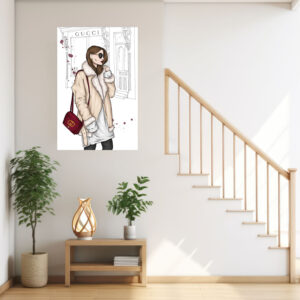 Beautiful Fashion Painting Stretch Canvas High Quality Wall Arts - Ready To Hang