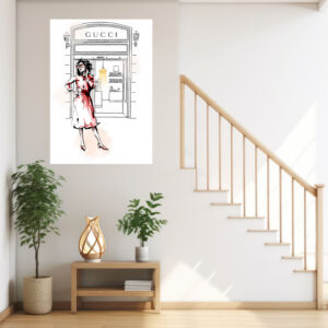 Beautiful Fashion Painting Stretch Canvas High Quality Wall Arts - Ready To Hang