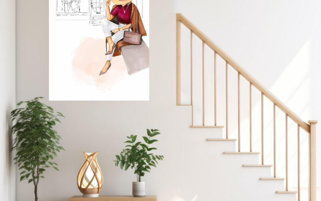 Beautiful Fashion Painting Stretch Canvas High Quality Wall Arts – Ready To Hang