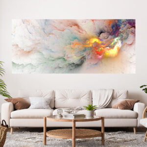 Beautiful Abstract Painting Stretch Canvas High Quality Wall Arts - Ready To Hang