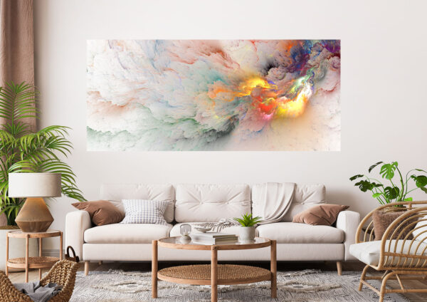 Beautiful Abstract Painting Stretch Canvas High Quality Wall Arts - Ready To Hang