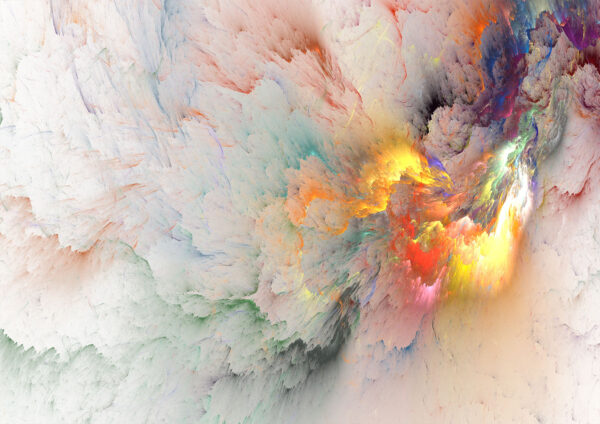 Beautiful Abstract Painting Stretch Canvas High Quality Wall Arts - Ready To Hang - Image 2