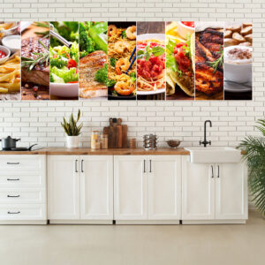 Kitchen & Restaurant Painting Stretch Canvas High Quality Wall Arts - Ready To Hang