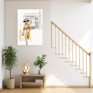 Beautiful Fashion Painting Stretch Canvas High Quality Wall Arts - Ready To Hang