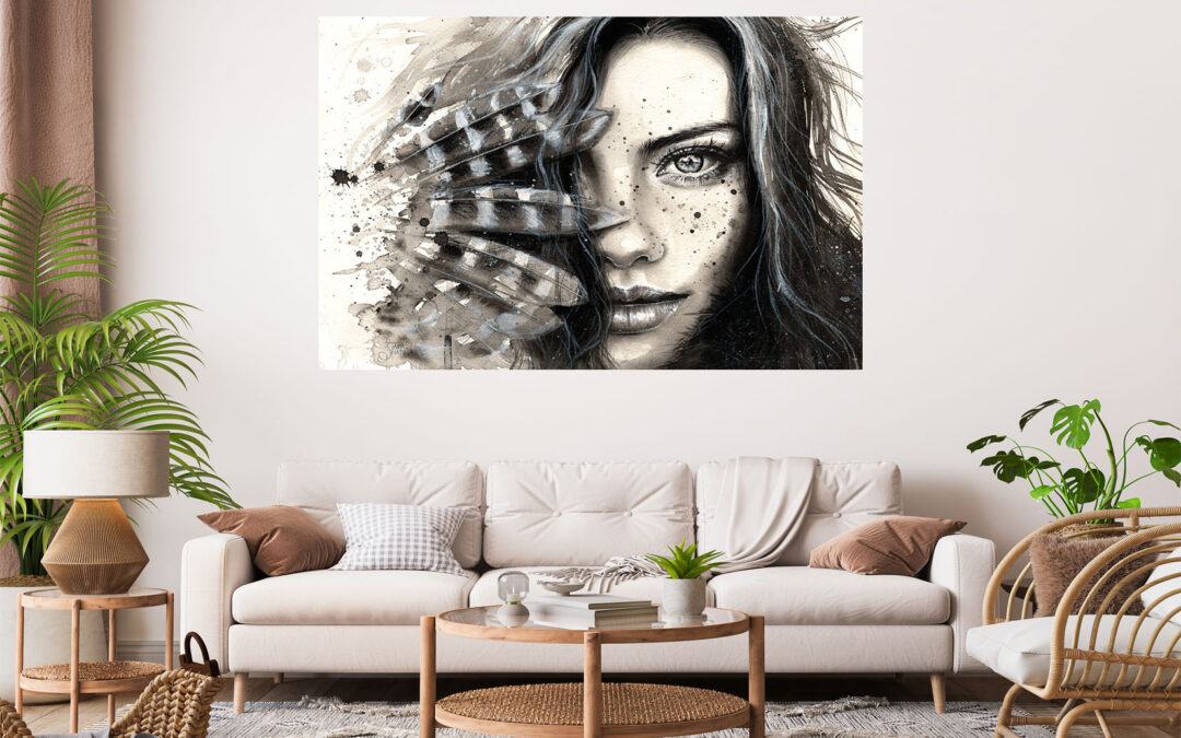 Beautiful Fashion Painting Stretch Canvas High Quality Wall Arts – Ready To Hang